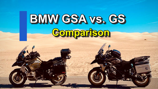 differences between GSA and GS, camping trip, Moto camping 