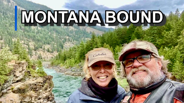 Motorcycle Travel - MONTANA BOUND!  Taking in the Swinging Bridge & Kootenai Falls
